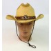BULLHIDE Woven Straw Western Leather Belted Cowboy Wide Brim Boonie Hat s M  eb-42771131